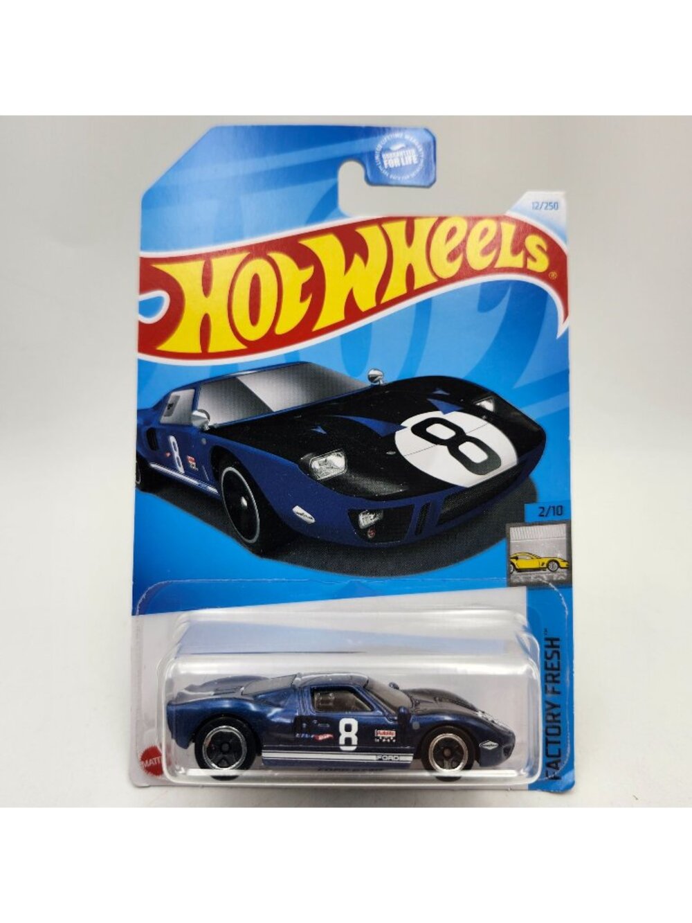 Hot Wheels Ford GT40 Blue 2025 Factory Fresh 2/10 12/250